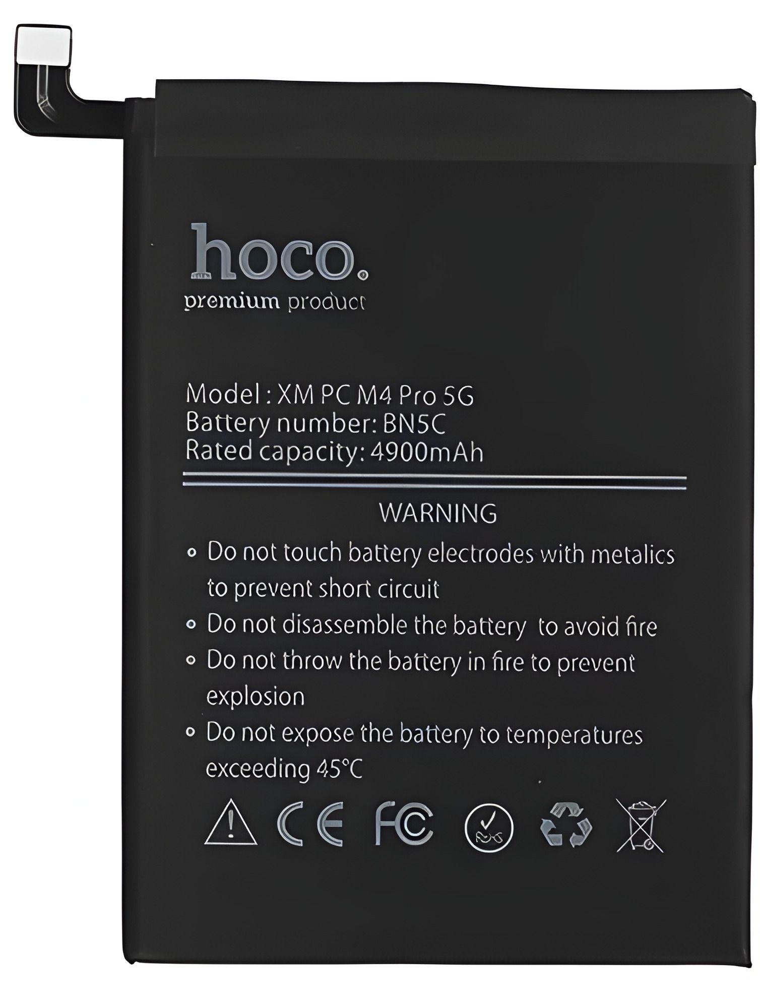 Hoco BN5C Аккумулятор для Xiaomi Poco M4 Pro (5G) / Redmi Note 11T (5G) Hoco BN5C Аккумулятор для Xiaomi Poco M4 Pro (5G) / Redmi Note 11T (5G)