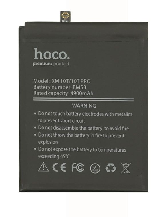 Акумулятор Hoco BM53 для Xiaomi Mi 10T/Mi 10T Pro/Redmi K30 Акумулятор Hoco BM53 для Xiaomi Mi 10T/Mi 10T Pro/Redmi K30