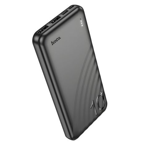 Повербанк HOCO J123A Element 20000mAh, 2USB, 1Type-C, 2A, black