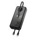 Повербанк HOCO J132A Sabio 20000mAh, fully compatible with cables, 1USB, 22.5W, PD, QC, 3A, black