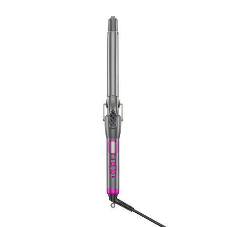 Плойка для волосся електрична Hoco HP43, цифровий дисплей, 120–220°C, Сірий Плойка для волосся електрична Hoco HP43, цифровий дисплей, 120–220°C, Сірий