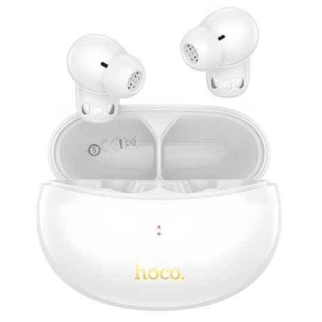 Навушники HOCO EQ17 Praise TWS ANC noise cancelling, BT5.4, 40mAh, 400mAh, 7h, Білі Навушники HOCO EQ17 Praise TWS ANC noise cancelling, BT5.4, 40mAh, 400mAh, 7h, Білі