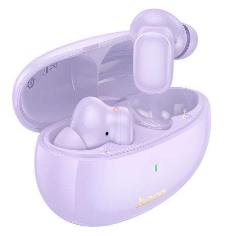 Наушники HOCO EQ17 Praise TWS с активным шумоподавлением |BT5.4, 40/400mAh, 7ч| фиолетовые Наушники HOCO EQ17 Praise TWS с активным шумоподавлением |BT5.4, 40/400mAh, 7ч| фиолетовые