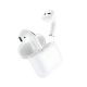 Bluetooth стерео гарнітура Borofone BW34, BT5.3, 30mAh, 200mAh, 4h, Білий