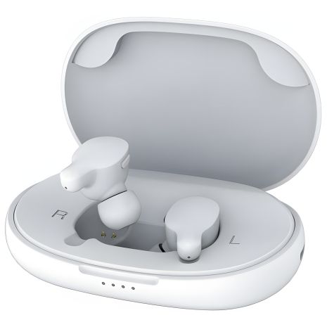 REMAX TWS-6 Hi-Fi Bluetooth Навушники, BT5.0, 55mAh, 380mAh, 4 години, білий