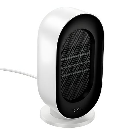 Білий настільний обігрівач HOCO desktop heater HX25 | 600W, 3 рівні потужності