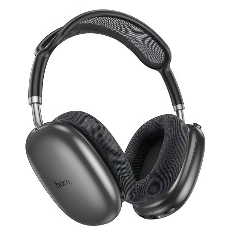Deep Space Gray Hoco W55 Бездротові Навушники, Накладні, BT5.0, AUX, 300mAh, 20h Deep Space Gray Hoco W55 Бездротові Навушники, Накладні, BT5.0, AUX, 300mAh, 20h