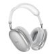 Silver Hoco W55 Plus Бездротові Навушники з ANC, Накладні, BT5.4, AUX, 800mAh, 90h