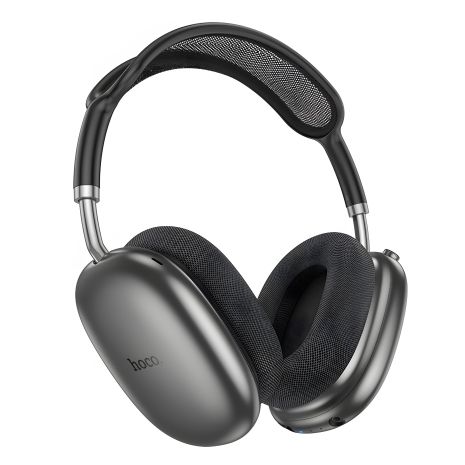 Deep Space Gray Hoco W55 Plus Бездротові Навушники з ANC, Накладні, BT5.4, AUX, 800mAh, 90h