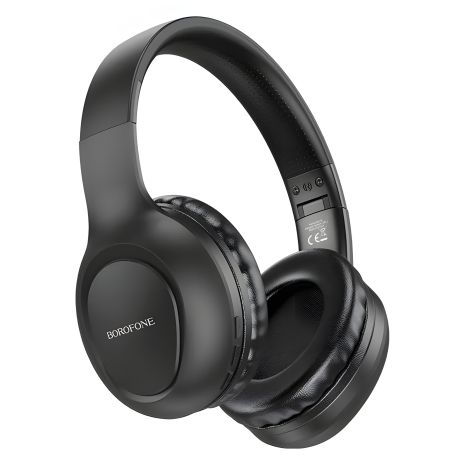 Borofone BO19 Musique Навушники, BT5.3, AUX, 200mAh, 20h, Black