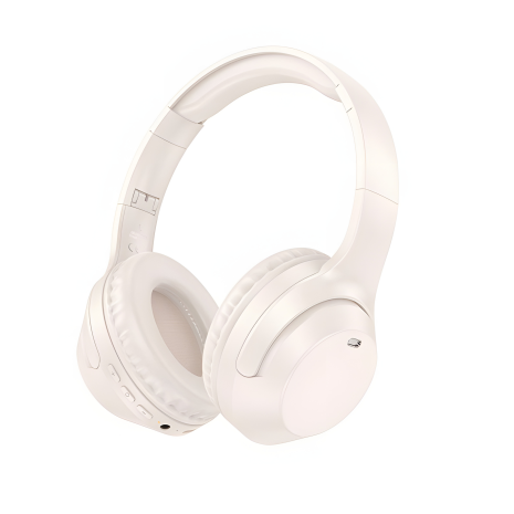 Borofone BO26 Bluetooth Стерео Гарнітура, BT5.3, AUX, TF, 350mAh, 40h, Білий