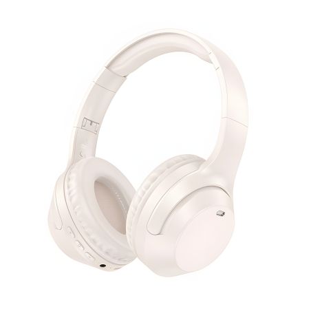 Borofone BO26 Bluetooth Стерео Гарнітура, BT5.3, AUX, TF, 350mAh, 40h, Білий