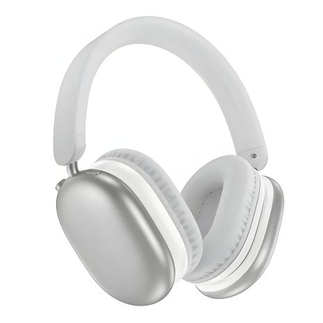 Borofone BO27 Bluetooth Стерео Гарнітура, BT5.3, AUX, TF, 400mAh, 46h, Сталевий Borofone BO27 Bluetooth Стерео Гарнітура, BT5.3, AUX, TF, 400mAh, 46h, Сталевий