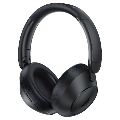 Acefast H3 Бездротові Навушники з ANC, Накладні, IPX4, BT5.3, AUX, 500mAh, 65h, Black