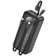 Повербанк HOCO J132B Sabio fully compatible with 3 cables 30000mAh |1USB/1Type-C, 22.5W/3A, PD/QC| black