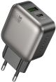 Зарядний пристрій Borofone BAS55A 1USB-C/1USB PD/QC 30W GAN Чорний