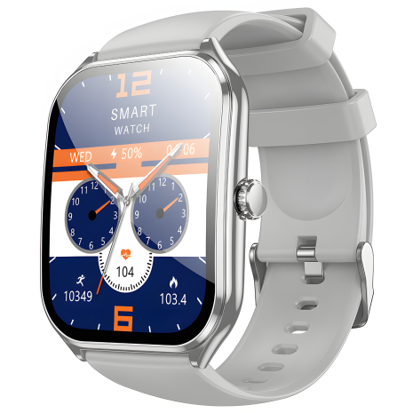 Hoco Y28 смарт годинник Smart sports watch, BT5.2, IP67, 200mAh, 5d, Сріблястий Hoco Y28 смарт годинник Smart sports watch, BT5.2, IP67, 200mAh, 5d, Сріблястий