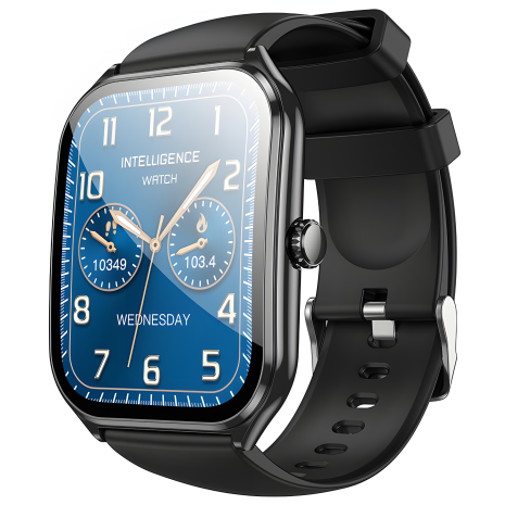 Hoco Y28 смарт годинник Smart sports watch, BT5.2, IP67, 200mAh, 5d, Чорний Hoco Y28 смарт годинник Smart sports watch, BT5.2, IP67, 200mAh, 5d, Чорний