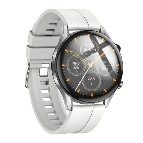 Hoco Y7 Pro смарт годинник, IP67, BT5.0, 240mAh, 5-7d, Срібний