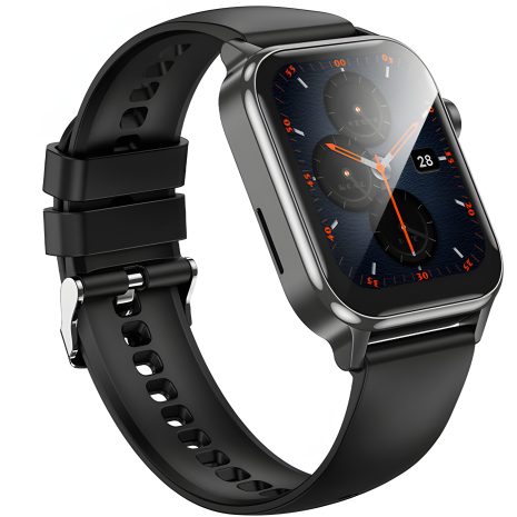 Hoco Y26 смарт годинник Smart sports watch, BT5.0, IPX4, 230mAh, 3-7d, Чорний Hoco Y26 смарт годинник Smart sports watch, BT5.0, IPX4, 230mAh, 3-7d, Чорний
