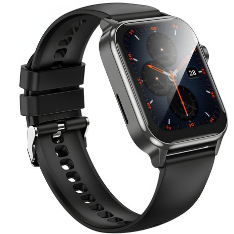Hoco Y26 смарт годинник Smart sports watch, BT5.0, IPX4, 230mAh, 3-7d, Чорний Hoco Y26 смарт годинник Smart sports watch, BT5.0, IPX4, 230mAh, 3-7d, Чорний