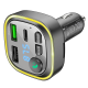 Модулятор Borofone BC48 Broad QC3.0 BT FM transmitter Чорний