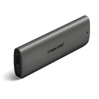 Lemorele SD1L M.2 NVME SSD Enclosure, 10Gbps USB 3.1 Gen2 Type C Solid State Drive Case, Grey