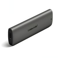 Lemorele SD1L M.2 NVME SSD Enclosure, 10Gbps USB 3.1 Gen2 Type C Solid State Drive Case, Grey