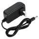 12V 5A DC Power Supply, Chinese plug + EU adapter, Black