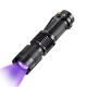 Ультрафіолетовий ліхтарик SK68 AA LED UV Flashlight 365/395nm Portable Mini Lamp Black + 1xБатарейка AA