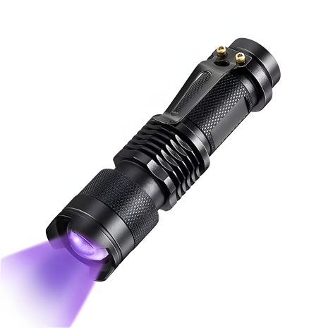 SK68 UV Flashlight LED Ультрафіолетовий ліхтарик 365/395nm, Portable Mini Lamp, 1хАА