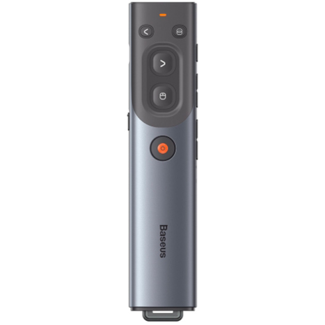 Лазерна указка ​​Baseus Baseus Orange Dot AI Wireless Presenter (Red Laser)(Charging) Grey WKCD020013
