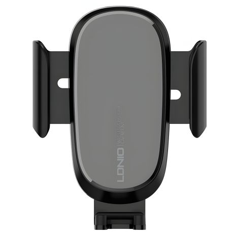 MW21-1 Wireless 15W Автотримач LDNIO, 70-95мм, Чорний
