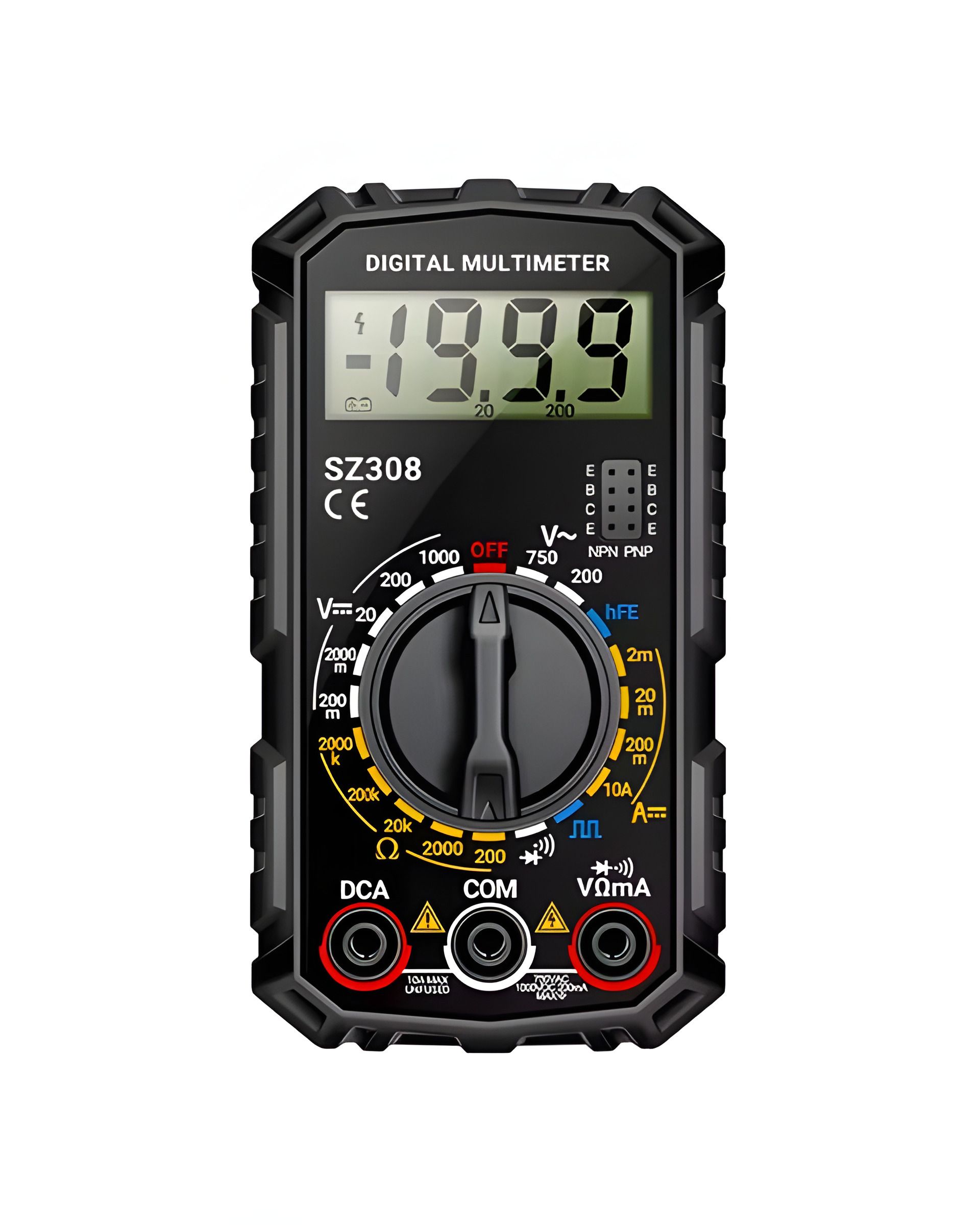 Aneng SZ308 AC/DC 10A Мультиметр black (в коробке) Aneng SZ308 AC/DC 10A Мультиметр black (в коробке)