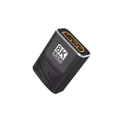 З'єднувач HDMI 2.1 (F to F) 8K 60Hz / 4K 144Hz, 28mm, Black