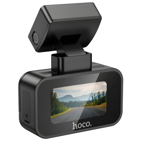 Hoco DV10 Mini Видеорегистратор 1.47-inch IPS 1080P@30fps/Wi-Fi Черный