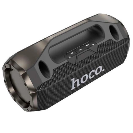 Бездротова колонка Hoco HA3 Drum outdoor BT speaker, BT5.0, TWS, AUX, USB, TF, 50W, 5h, чорна