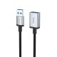 Удлинитель мультимедийного кабеля Hoco US10 USB (F) к USB 3.0 5Gbit/s 0.5m черный