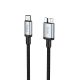 Кабель мультимедийный Hoco US10 USB Type-C к Micro USB3.0 5Gbit/s 0.5m черный