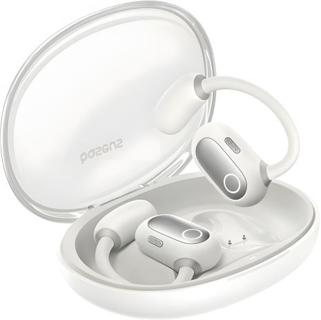 Baseus Eli Sport Open-Ear TWS Навушники, IPX4, Stellar, BT5.3, 65mAh, 600mAh, 7.5h, White A00064400221-00 Baseus Eli Sport Open-Ear TWS Навушники, IPX4, Stellar, BT5.3, 65mAh, 600mAh, 7.5h, White A00064400221-00