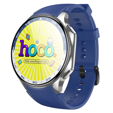 HOCO Y24 Смарт годинник з функцією дзвінка, IP67, BT5.3, 390mAh, 7d, silver HOCO Y24 Смарт годинник з функцією дзвінка, IP67, BT5.3, 390mAh, 7d, silver