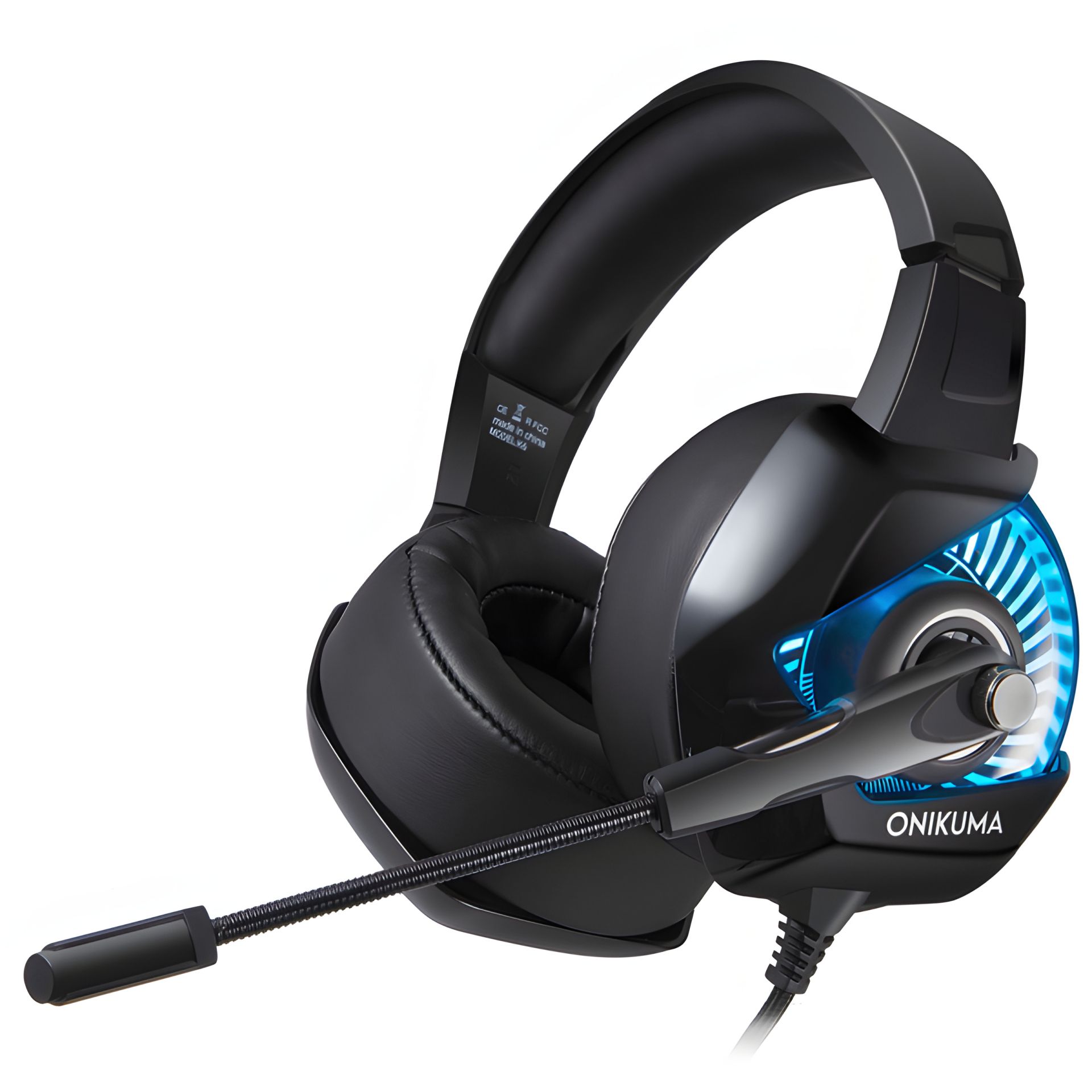 ONIKUMA K6 Gaming Headphones with LED Black-Blue ONIKUMA K6 Gaming Headphones with LED Black-Blue