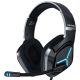 Ігрова дротова гарнітура ONIKUMA X9 Gaming with Blue LED, USB, 3.5mm, 2m, чорна