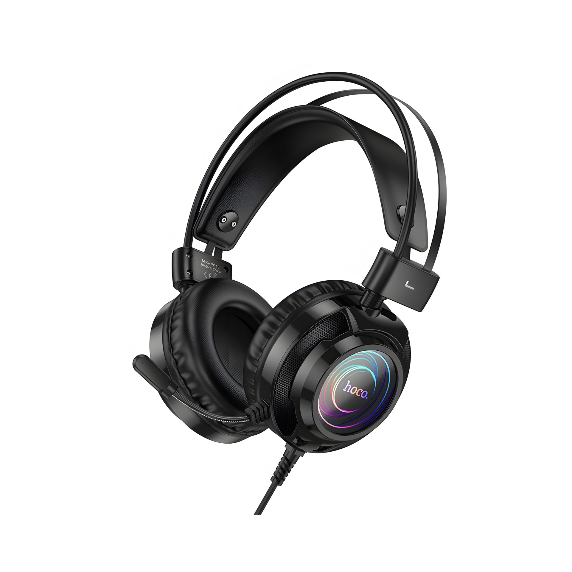 Ігрові навушники дротові HOCO W110 Resource gaming headphones, USB, 3.5мм, 2м, black Ігрові навушники дротові HOCO W110 Resource gaming headphones, USB, 3.5мм, 2м, black