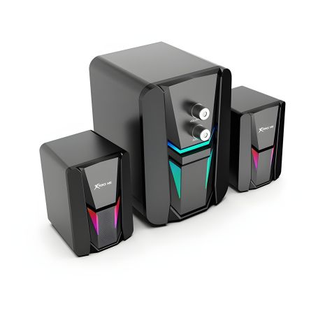 Акустика XTRIKE ME Wired Speaker SK-612, 5W, 2x3W, RGB, USB, AUX, black Акустика XTRIKE ME Wired Speaker SK-612, 5W, 2x3W, RGB, USB, AUX, black