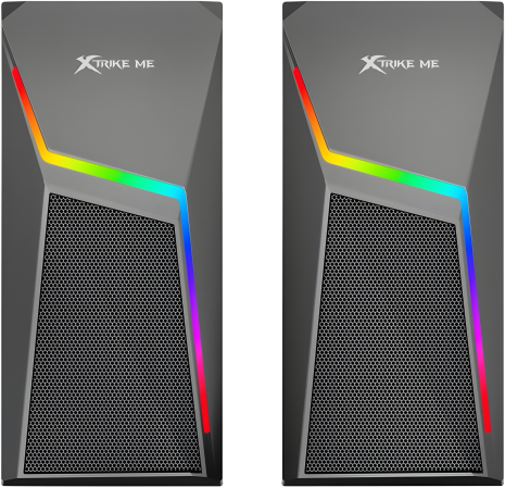 Колонки для ПК XTRIKE ME SK-503 Wire Speaker, 3Wx2, RGB, BT5.0, USB, 3.5mm, black Колонки для ПК XTRIKE ME SK-503 Wire Speaker, 3Wx2, RGB, BT5.0, USB, 3.5mm, black
