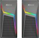 XTRIKE ME SK-503 Gaming Speakers for PC |Wired, 3Wx2, RGB| Black