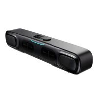 BASEUS AeQur DS10 Mini Soundbar аудіосистема, BT5.3, AUX, USB, OTA, RGB, 2.5Wx2, чорний