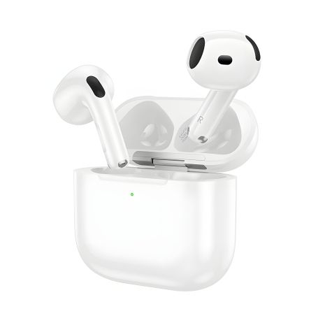 HOCO EW84 Бездротові навушники True wireless stereo, BT5.4, 35mAh, 300mAh, 6 год, білі HOCO EW84 Бездротові навушники True wireless stereo, BT5.4, 35mAh, 300mAh, 6 год, білі