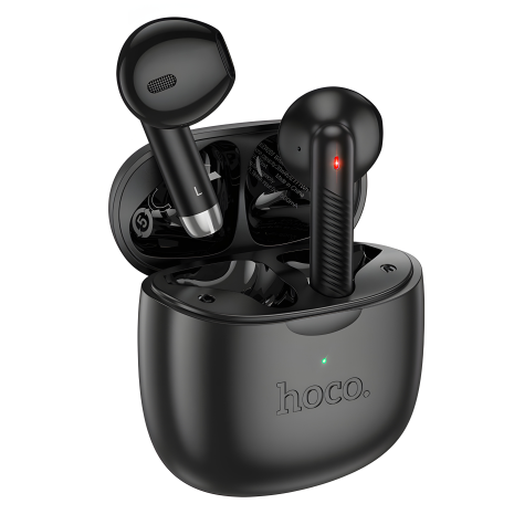 Навушники HOCO EW201 Graceful wireless BT headset, BT5.4, чорні, 30mAh, 320mAh, 4h Навушники HOCO EW201 Graceful wireless BT headset, BT5.4, чорні, 30mAh, 320mAh, 4h